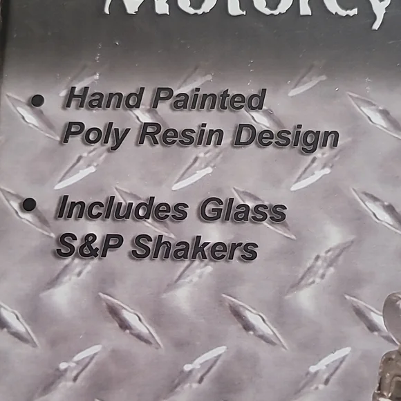 New Motorcycle salt and pepper set - Picture 3 of 5